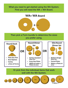 WA + WA Board GR Pottery Forms