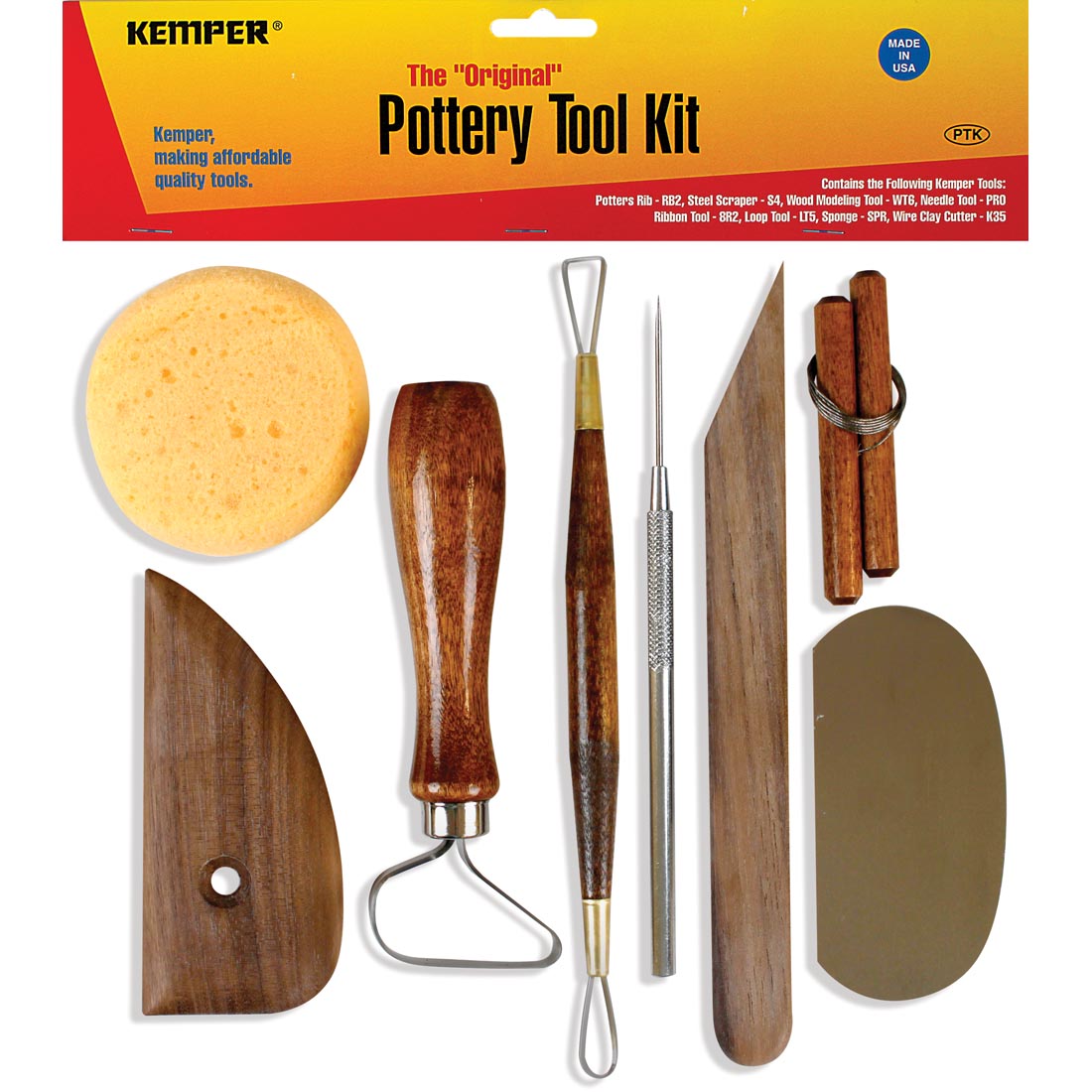 Bargain 8 pc. Pottery Tool Kit by Kemper Tools available at