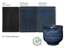 Load image into Gallery viewer, Blue Midnight 35429N Potter&#39;s Choice Cone 5 Glaze (Pint) Amaco PC-12