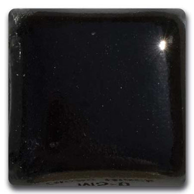 Gloss Black Moroccan Sand Series Cone 5 Dry Glaze Laguna MS-6