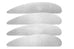 Stainless Steel Long Scraper Rib Smooth Edge Mudtools